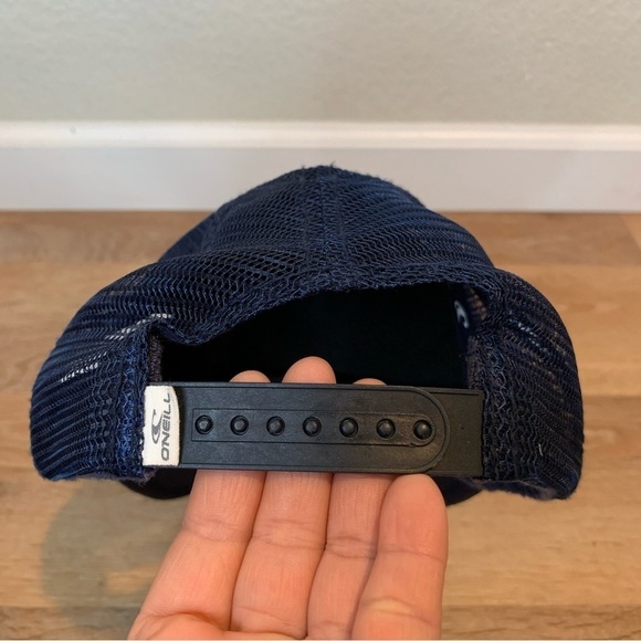 O'neill Beach Squad Blue Mesh Snapback Trucker Hat - Picture 9 of 11